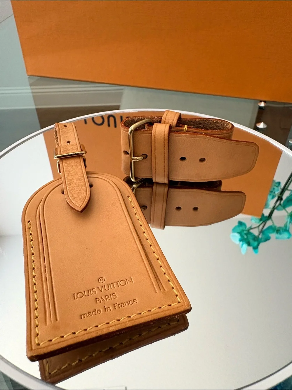 Louis Vuitton Poignant & Luggage Tag Set